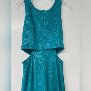 NWT Fanny Size Small sleeveless fitted gown in Jade